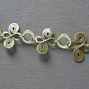 Fused Brass Link Bracelet
