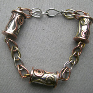 Black Plexiglas Cuff Bracelet