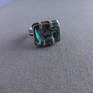 Silver Blue Topaz Ring