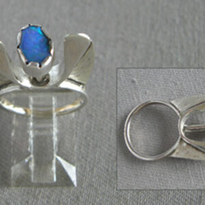 Silver Opal Ring