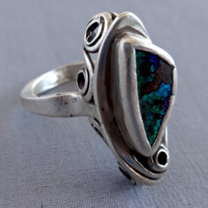 Silver Opal Ring
