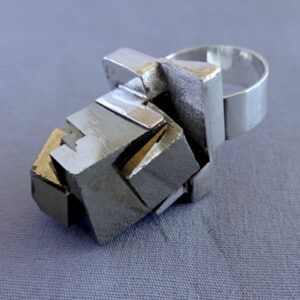 Silver Pyrite Ring