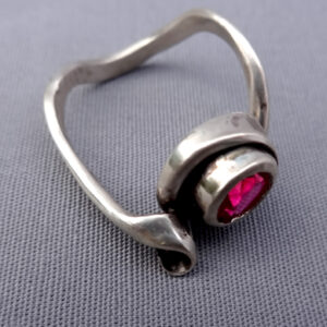 Silver Ruby Ring