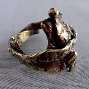 Fused Brass Freeform Ring