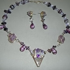 Matching amethyst earrings